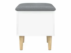 vidaxl Banco con almacenaje madera de ingeniería 42x42x46 cm