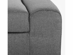 AHD Banco con almacenamiento de tela para dormitorio y recibidor Merak -