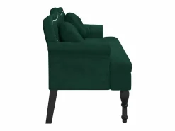 Hot vidaxl Banco con cojines Terciopelo Oscuro 120,5x65x75 cm Verde