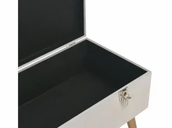 Best Banco con compartimento de terciopelo 80 cm ES891311 Banco Y Pie De Cama|Banco Y Pie De Cama