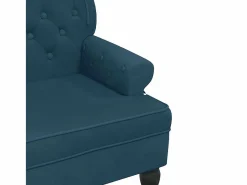 vidaxl Banco con respaldo terciopelo 119,5x64,5x75 cm