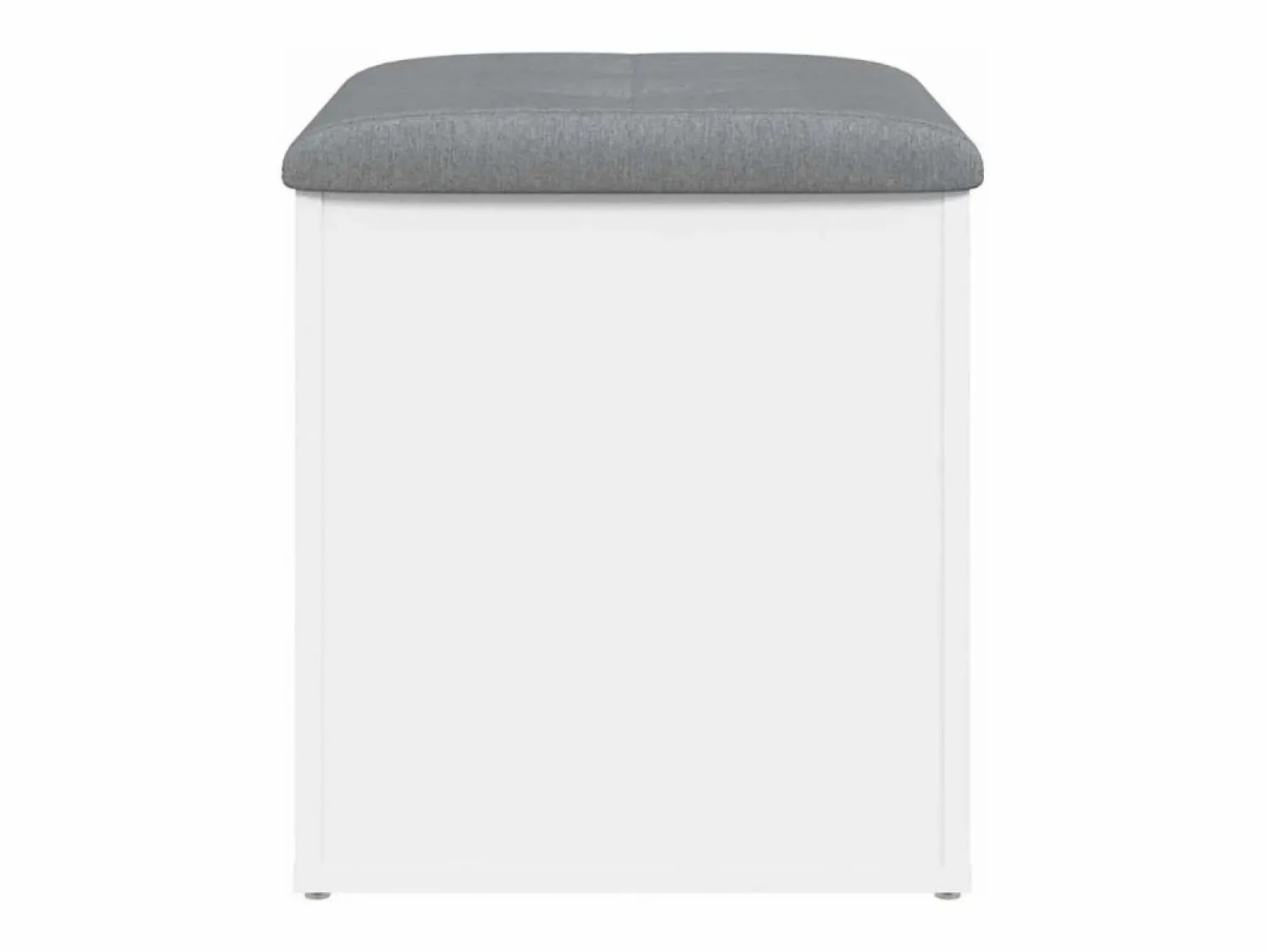 Clearance Banco de almacenaje 42x42x45 cm madera de ingeniería Banco Y Pie De Cama|Banco Y Pie De Cama