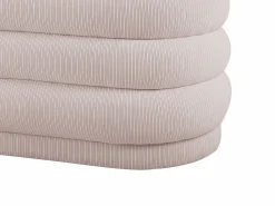 Hot Vente-unique Banco de almacenaje de pana color - ECAMBI Crema