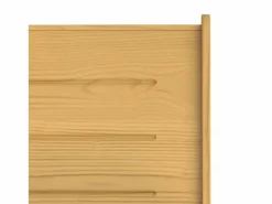 vidaxl Banco de esquina REINE madera maciza de pino marrón miel 151 cm