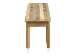 Banco de madera maciza de mango envejecido Banco Y Pie De Cama|Banco Y Pie De Cama
