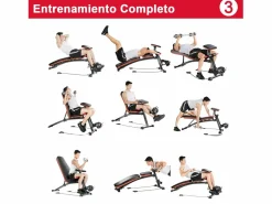Discount Banco de mancuerna negro 54x160x106 cm Aparato De Musculación