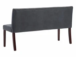 Hot vidaxl Banco de piel de ante artificial 148,5 cm Gris