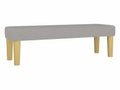 Best Banco de tela claro 100x30x30 cm Banco Y Pie De Cama|Banco Y Pie De Cama