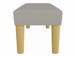 Best Banco de tela claro 100x30x30 cm Banco Y Pie De Cama|Banco Y Pie De Cama