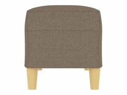 Hot Banco de tela gris taupe 100x35x41 cm ES224919 Topo