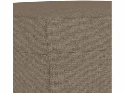 Best vidaxl Banco de tela gris taupe 100x35x41 cm Topo