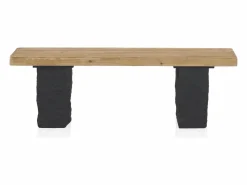 Hot Banco efecto madera de abeto y base de poliresina mgo Banco Y Pie De Cama|Banco Y Pie De Cama
