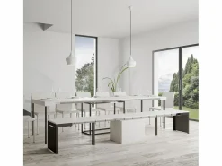 ITAMOBY Banco extensible 55x40/305 cm Walk Fresno estructura Antracita
