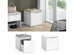 Clearance Vicco Banco para zapatos 40x40x40.6 ruben Blanco