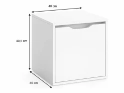 Clearance Vicco Banco para zapatos 40x40x40.6 ruben Blanco