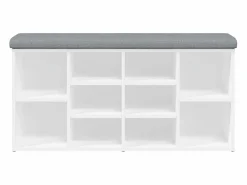 vidaxl Banco zapatero 102x32x50 cm madera de ingeniería