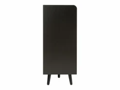Banco zapatero moderno con 4 puertas y cojín - patas y tiradores de metal - color - 120 x 34 x 82 cm Zapatero|Mueble De Almacenaje