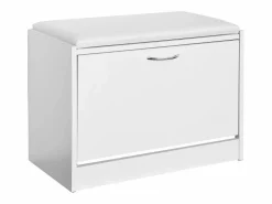 Best Banco Zapatero, Taburete, Puff Caja, Banco, Estantería para Zapatos, Chifonier FSR16-W ES Zapatero|Mueble De Almacenaje