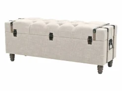 Sale Bancos de almacenamiento 3 piezas madera y acero 112x37x45 cm Banco Y Pie De Cama|Banco Y Pie De Cama