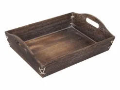MCW Bandeja -C50 Shabby look (juego de 3), marrón, shabby