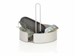 Sale Bandeja redonda portautensilios de metal blanco Joko Materiales Y Utensilios De Cocina