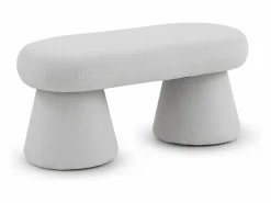 New Banqueta estructura y patas tapizadas en boucle Banco Y Pie De Cama|Banco Y Pie De Cama