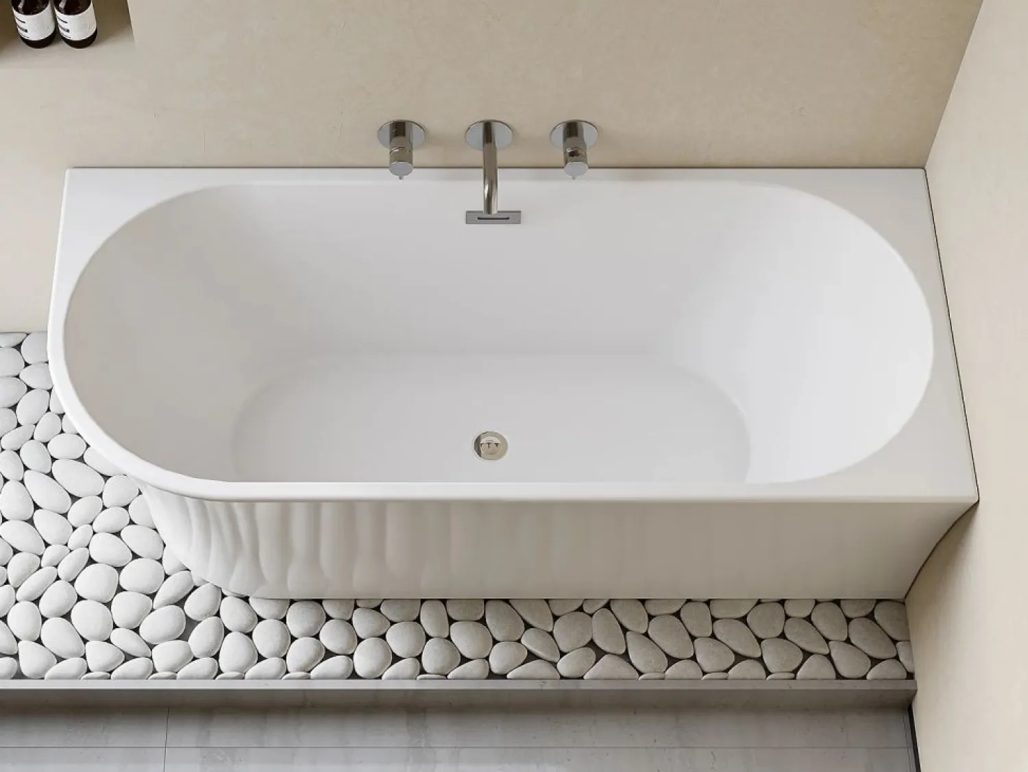 Best Baño de esquina derecho - 228 L - 170 x 75 x 59 cm - - Acrílico - PONTICOLA Bañera Rinconera