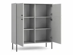 Hot Bar, Aparador, Librería de 4 Puertas - Comedor - Colección ISIS Vitrina Para Vajilla