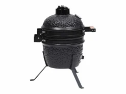 New vidaxl Barbacoa 2 en 1 ahumadora Kamado de cerámica 56 cm Negro