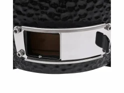 New vidaxl Barbacoa 2 en 1 ahumadora Kamado de cerámica 56 cm Negro