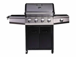 Habitat et jardin Barbacoa a gas "Bingo 5" - 5 quemadores (1 lateral) - 15.2kW + Funda de protección -