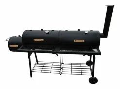 Barbacoa ahumadora Nevada XL negra ES349602