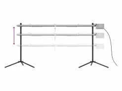 Best Barbacoa automática con motor acero inoxidable 150x46,5x82,5 cm Barbacoa