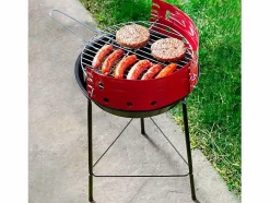 Hot Barbacoa carbón 33x53 cm 1X2 M Rojo