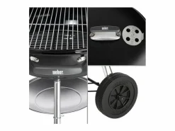 WEBER Barbacoa de Carbón Compacta 57cm con Carro -