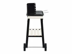 Best PROGARDEN Barbacoa de carbón negra 86,5 cm Negro