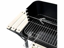 Best PROGARDEN Barbacoa de carbón negra 86,5 cm Negro