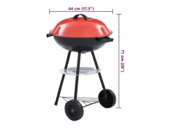 Best Barbacoa de carbón portátil con ruedas XXL 44 cm Barbacoa