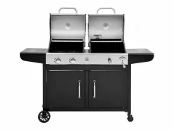 Barbacoa de gas y carbón 