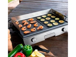 Barbacoa de sobremesa Cecotec PerfectRoast 3000 Inox 3000W 2 zonas mixtas Gris