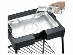 Best Severin Barbacoa eléctrica de pie 2200W - Parrilla de aluminio fundido - PG8568 Negro