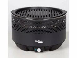 New Barbacoa eléctrica de sobremesa Aktive Barbecue 2 en 1 con accesorios Ø31 cm Barbacoa
