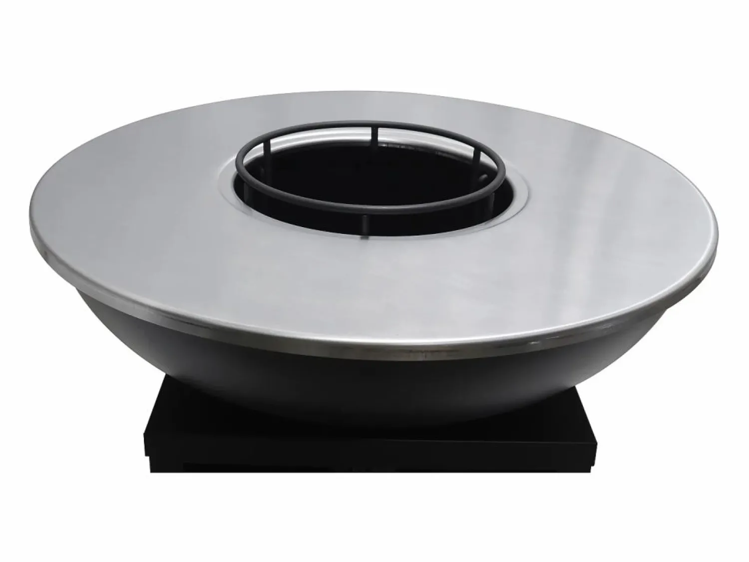 Vente-unique Barbacoa plancha brasero de acero, Ancho 81 x Prof. 81 x Alt. 96 cm , , CORVERA