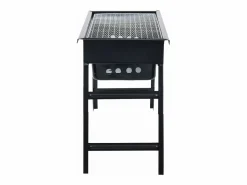 Barbacoa portátil para camping de acero 60x22,5x33 cm ES793016
