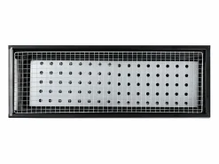 Barbacoa portátil para camping de acero 60x22,5x33 cm ES793016