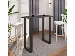 Outlet VCM Barbacoa Xona Negro / Roble Sonoma AL. 102 x AN. 110 x P. 50 cm Multicolor