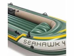 Sale Barca hinchable Seahawk 4 4 usuarios con remos verde 48x145x351 cm Deportes Náuticos