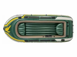 Sale Barca hinchable Seahawk 4 4 usuarios con remos verde 48x145x351 cm Deportes Náuticos