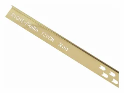 New Rea Barra De Caída Del Plato De Ducha 120Cm Right Brush Gold Dorado