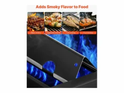 Barra de Cubrequemador y Difusor SucceBuy de Calor para Barbacoa 8PCs, Deflector de Grasa para Quemador 43,5 cm, para Weber Genesis II 310, 315, 335, 340 Materiales Y Utensilios De Cocina
